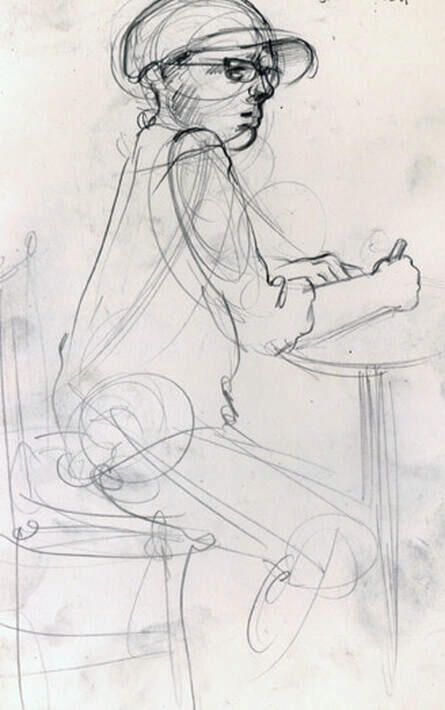 Startled | graphite | 2015